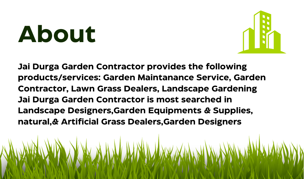 About Jai Durga Garden Contractor